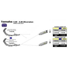 SILENCIEUX YAMAHA XJ6-DIVERSION / ARROW 71761