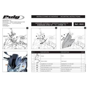 SAUTE-VENT PUIG NAKED NEW GENERATION Z750 / R