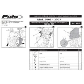 SAUTE-VENT PUIG NAKED NEW GENERATION GSR 600