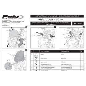 SAUTE-VENT PUIG NAKED NEW GENERATION GSR 600