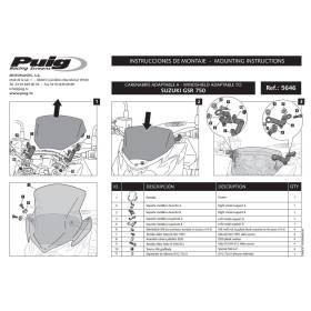 SAUTE-VENT PUIG NAKED NEW GENERATION GSR 750