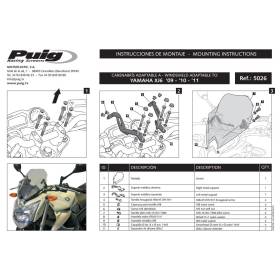 SAUTE-VENT PUIG NAKED NEW GENERATION XJ6 09-12