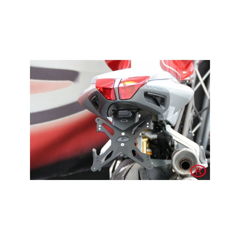 SUPPORTS DE PLAQUE MOTO MV AGUSTA EVOTECH ESTR-05