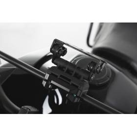 Support GPS SW-Motech Pour Barre Diamètre 13-16mm Noir - Support