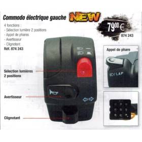 Commodo électrique gauche DOMINO BIHR RACING 009.Équipement route – 874243 –  €