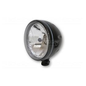 OPTIQUE DE PHARE CONTOUR LED NOIR OU CHROME Ø 146mm FIXATION SOUS OPTIQUE