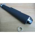 SILENCIEUX MEGAPHONE REVERSE CONE NOIR / CHROME