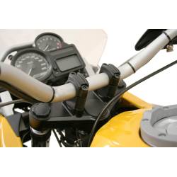 Réhausseur de guidon F800GS Adventure - SW Motech H.30 Noir