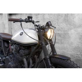 OPTIQUE DE PHARE SCRAMBLER BLACK Ø 145mm