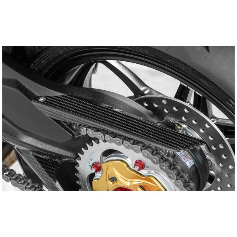 PROTECTION CHAINE SUPERIEUR EN CARBONE CNC RACING ZA834K