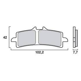 PLAQUETTES BREMBO 07BB3793