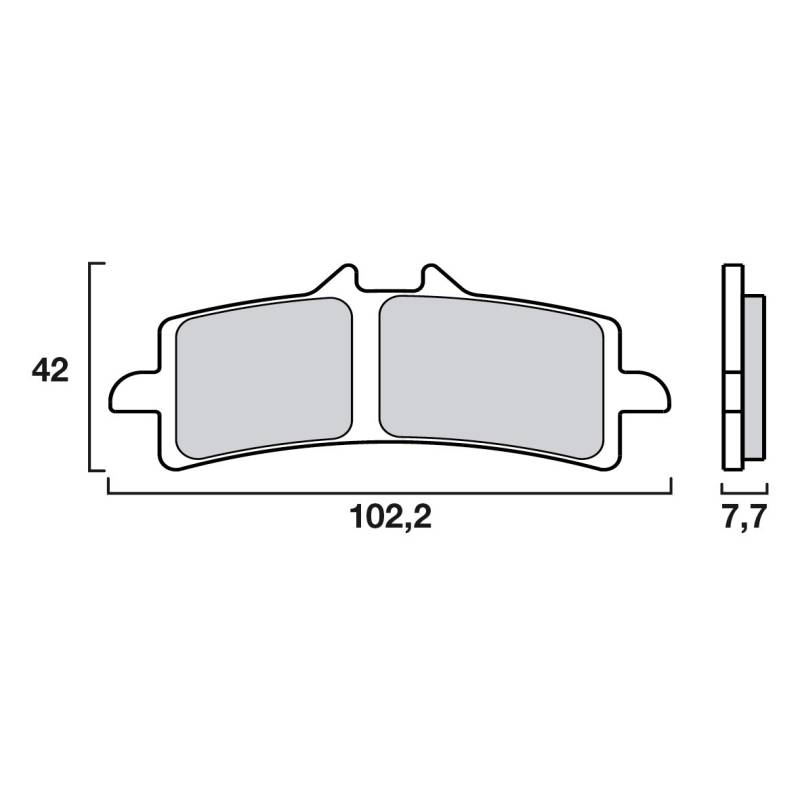 PLAQUETTES BREMBO 07BB3793