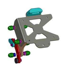 Support de plaque Nine T - ACCESS DESIGN ras de roue