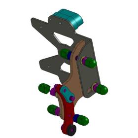 Support de plaque Nine T - ACCESS DESIGN ras de roue