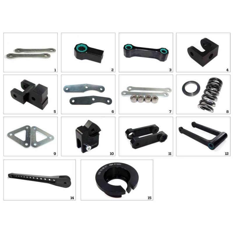 Kit rehausse de selle Z650 - Tecnium 151060001TEC