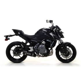 Silencieux noir Kawasaki Z650 / Race-Tech Arrow 71854AKN