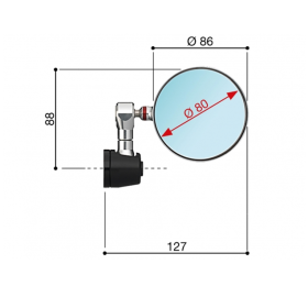 RÉTROVISEUR SPY-R 80 RIZOMA BS285