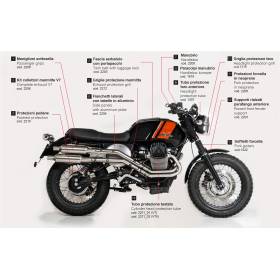 LIGNE COMPLETE UNIT GARAGE MOTO-GUZZI V7 - 2206