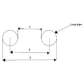 Boucle Arrière de Cadre Longue en Acier