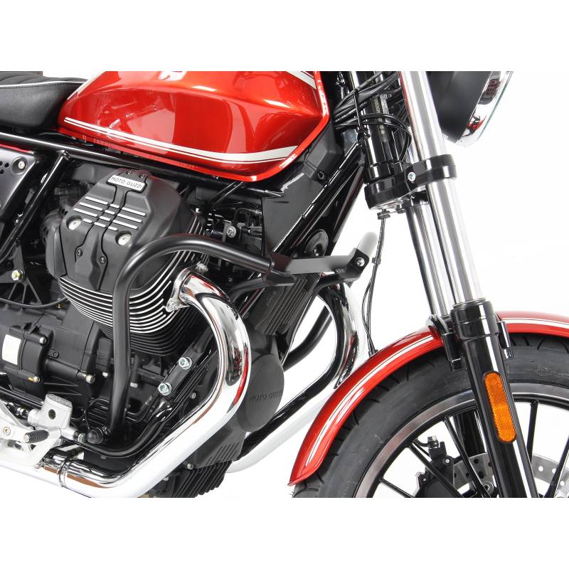 Pare carters Moto-Guzzi V9 Roamer - Hepco-Becker chrome