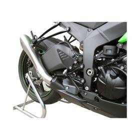 SILENCIEUX INOX KAWASAKI ZX6R 09-16 / HP CORSE KAHY1023-AB