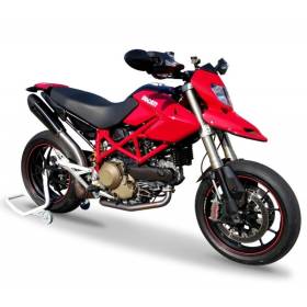 SILENCIEUX NOIR HYPERMOTARD 1100 2007-2012 / HP CORSE DUEVO3111B-AB