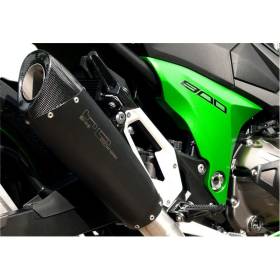 SILENCIEUX NOIR KAWASAKI Z800 13-17 / HP CORSE KAEVO3118B-AB