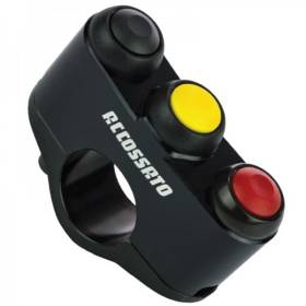 Commodo RACING ACCOSSATO 3 Boutons - PS003