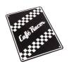 Plaque Bike It SIG039 - Café Racer