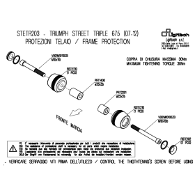 Protection moteur Street Triple 675