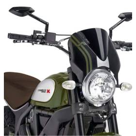 BULLE DUCATI SCRAMBLER CLASSIC / Puig carénage noir