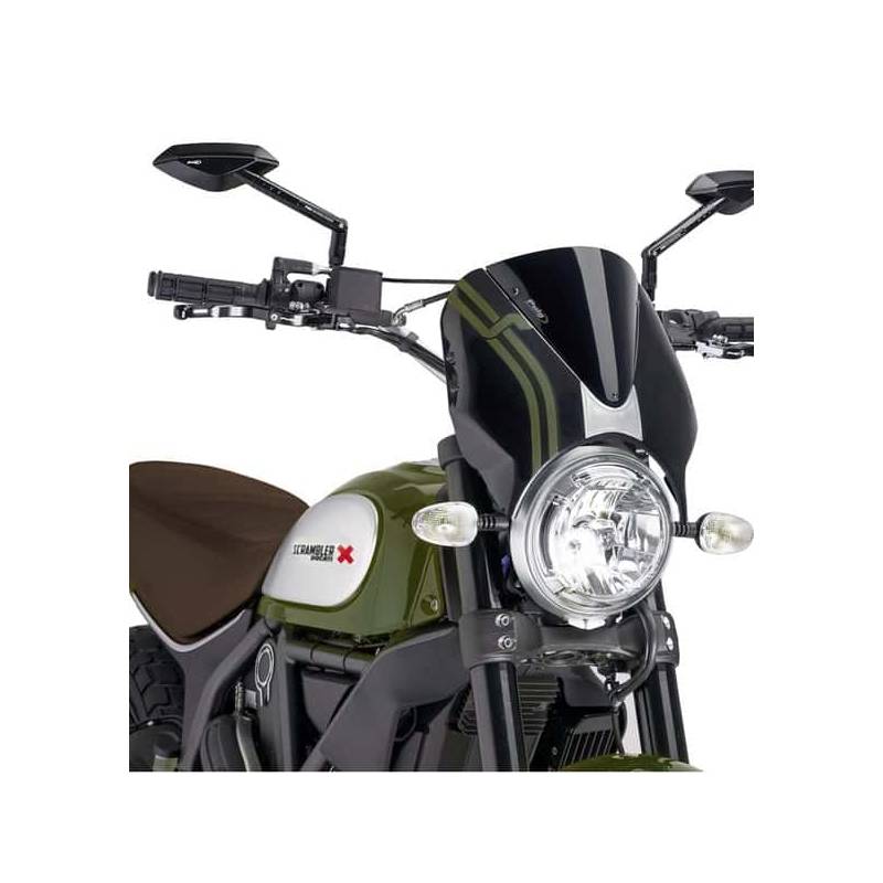 BULLE DUCATI SCRAMBLER CLASSIC / Puig carénage noir