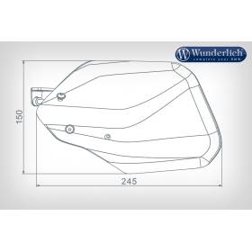 Protège-mains BMW R9T - Wunderlich 27520-503