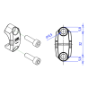 CAVALIER MAITRES CYLINDRES BREMBO SANS RETROVISEURS CNC RACING