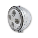 Phare homologué Highsider Atlanta Chrome - montage bas