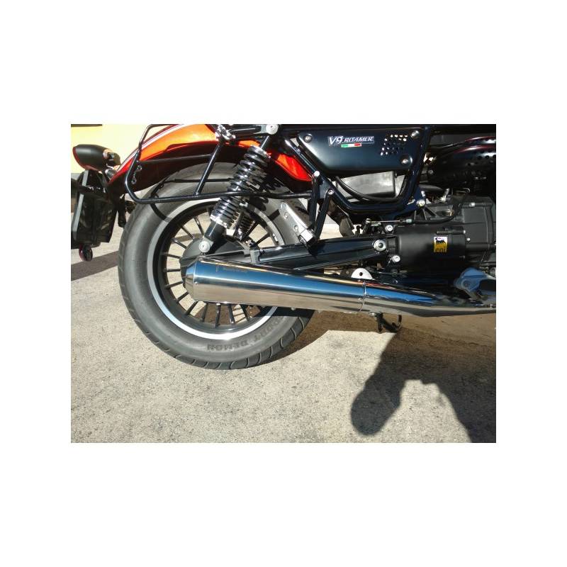moto guzzi v9 agostini exhaust