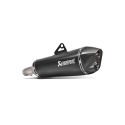 Silencieux homologué AKRAPOVIC BMW F650GS-700GS-800GS - BLACK