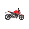 Silencieux AKRAPOVIC pour Ducati Monster 1200-S 2017-2018 / S-D12SO8-RTBL
