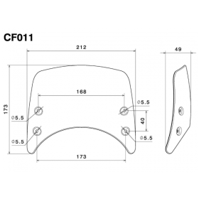 Saut-vent Alu Rizoma CF011A