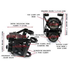 OPTIQUES DE PHARE STREETFIGHTER TWINPROJECT