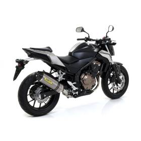 Silencieux Honda CB500F 2016- Arrow Race Tech embout carbone