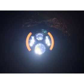 OPTIQUE DE PHARE MULTI LED CLIGNOS INTEGRES Ø 190mm