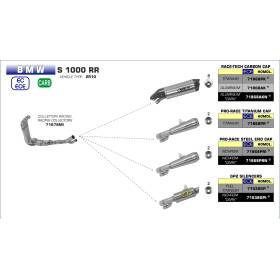 Silencieux BMW S1000RR 2017-2018 / Arrow Pro Race