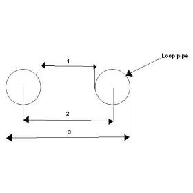 Boucle Arrière de Cadre Longue en Acier 22mm