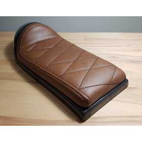 SELLE CAFE RACER CHOCOLAT BROWN TYPE 40 L : 60cms