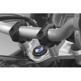 Rehausse guidon + déport BMW R1250GS - SW Motech Noir