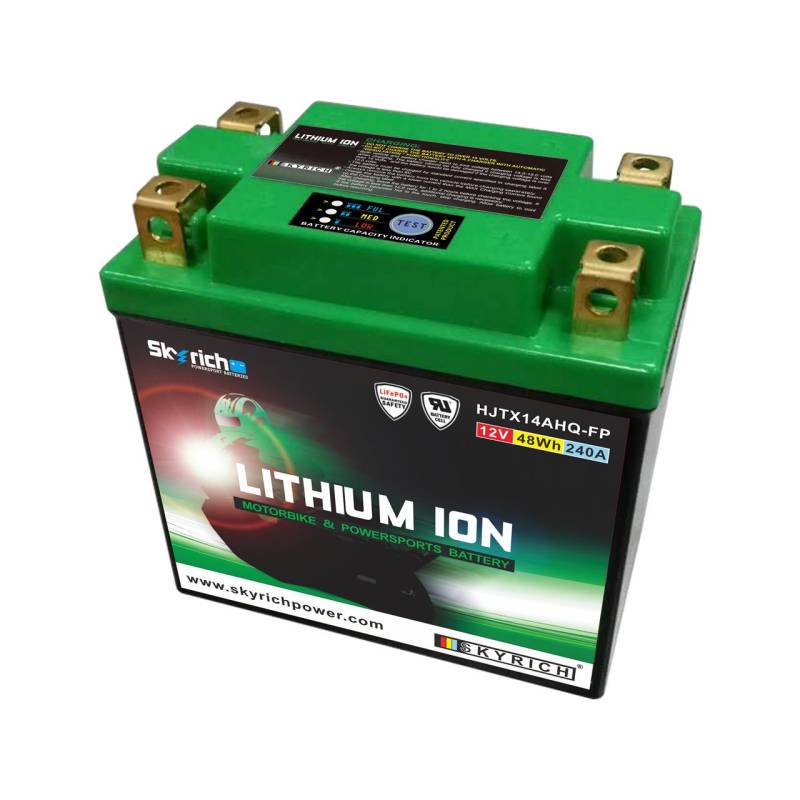 BATTERIE LITHIUM SKYRICH HJTX14AHQ-FP - YTX14-BS