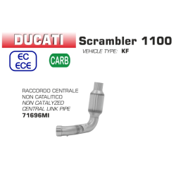 Tube No Kat Ducati Scrambler 1100 2018- ARROW