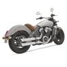 Silencieux Indian Scout - Bassani 8S17SC Chrome