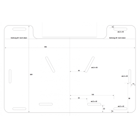 Extension porte bagages spécial Custom